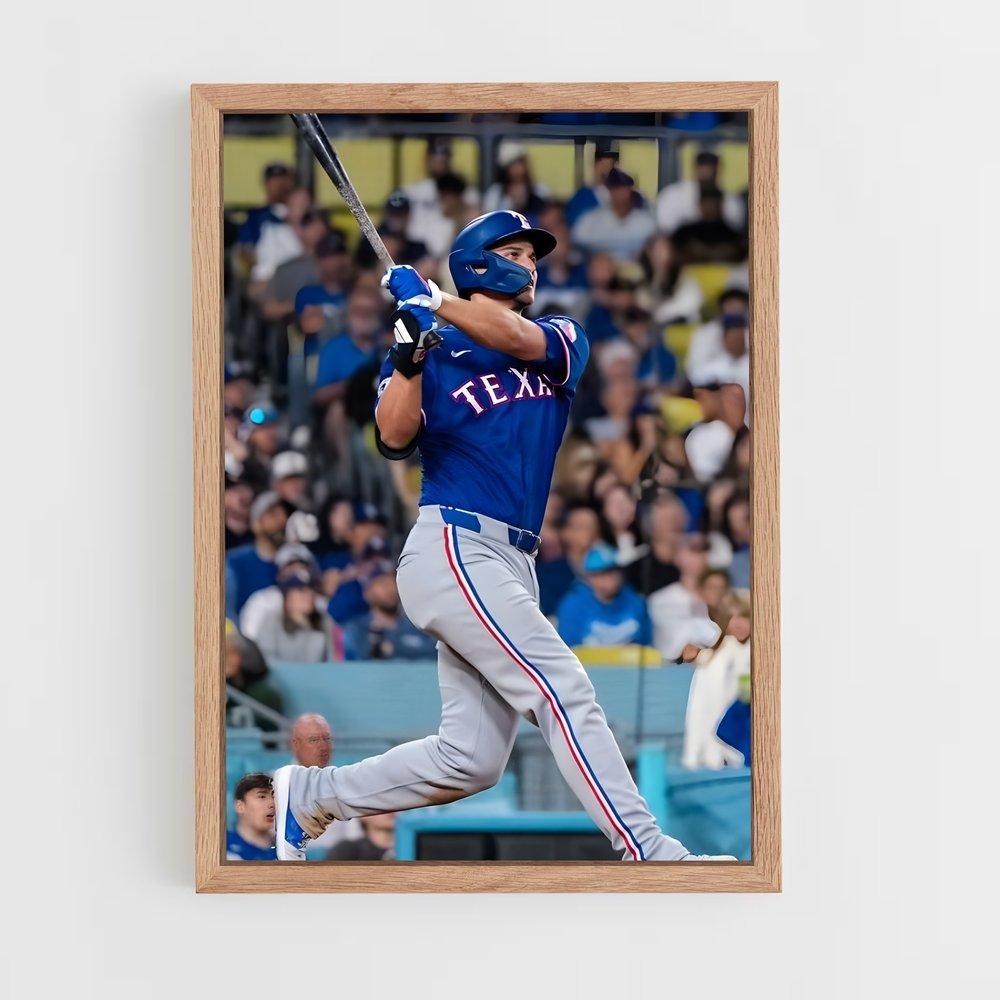 Poster Corey de seager – affiche Baseball (vue 4)